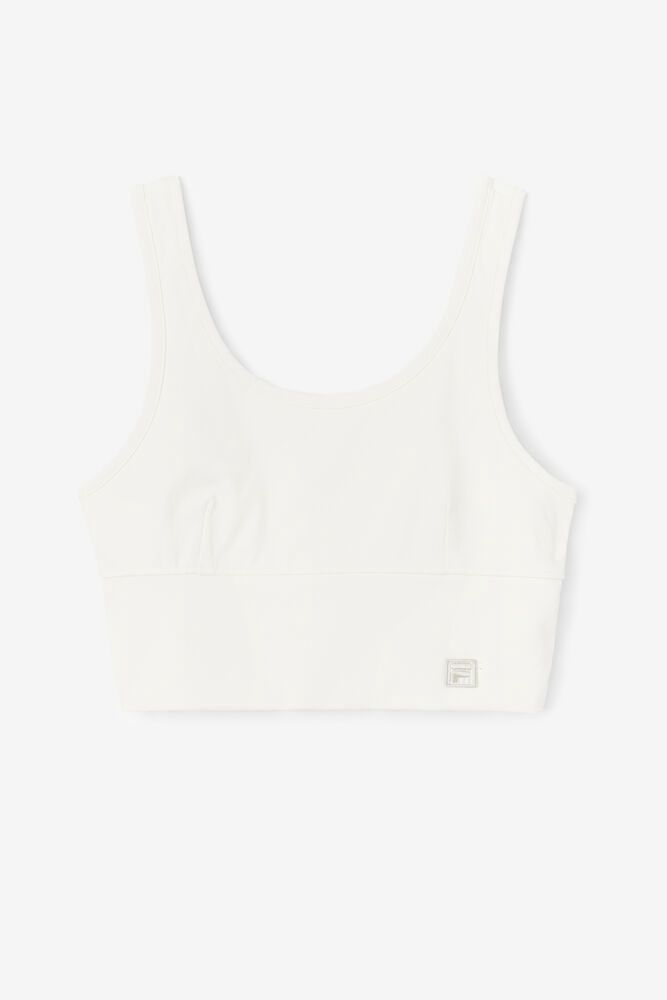 Fila Sports Bra Kora Top Womens White - India MNB-831249